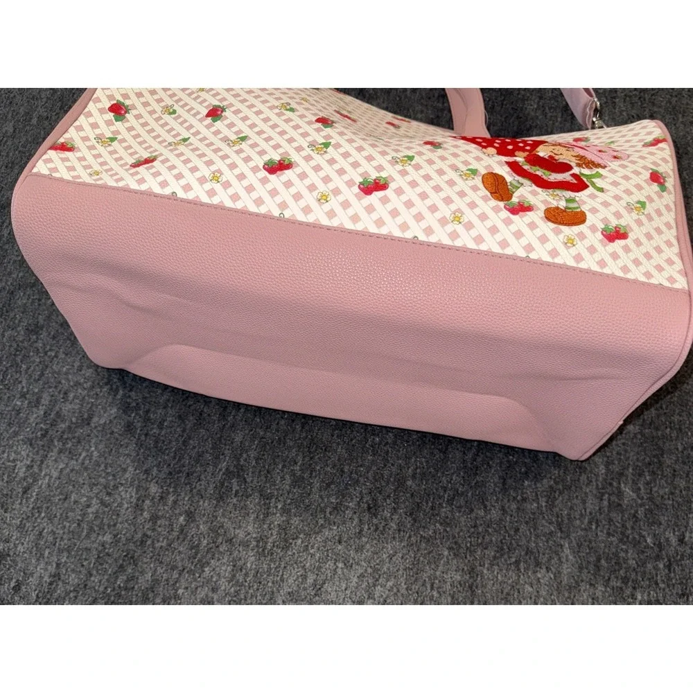 Strawberry Shortcake Gingham Travel Bag Duffle For Baby And Mom, Girl Or‎ Woman